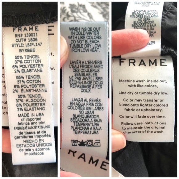 \\Frame\\• NWT Le Skinny de Jeanne Flounce Hem